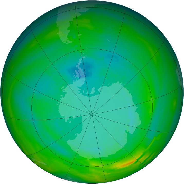 Ozone Map 1979-08-25